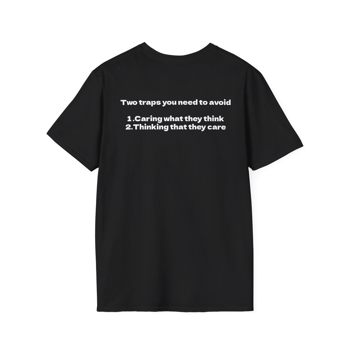 Motivational Tee "Two traps to avoid"