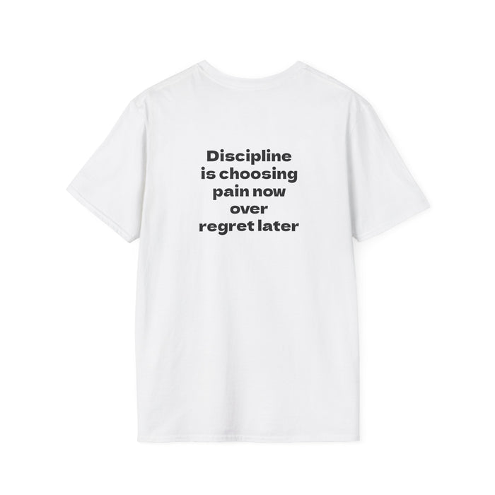 Motivational Tee "Discipline Over Regret"