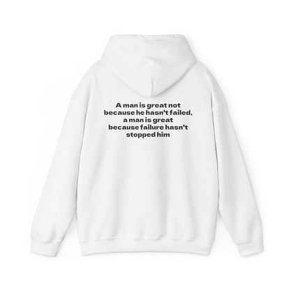 Motivational Hoodie "Greatness Endures Failure"