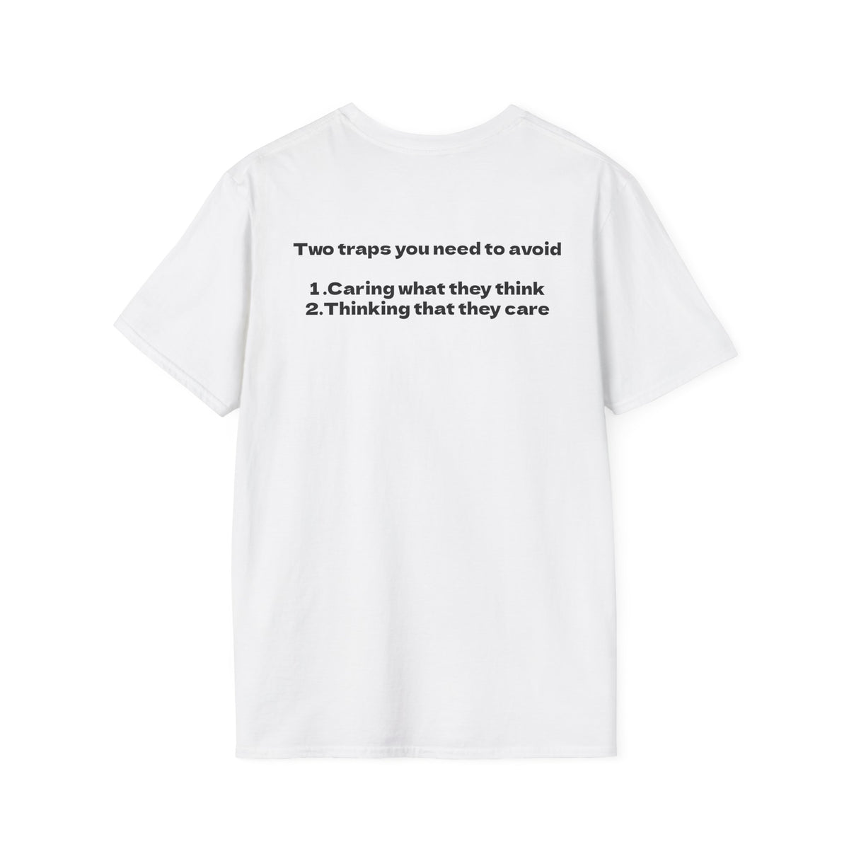 Motivational Tee "Two traps to avoid"